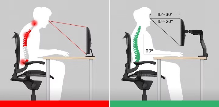 Ilustrasi ruang kerja yang nyaman